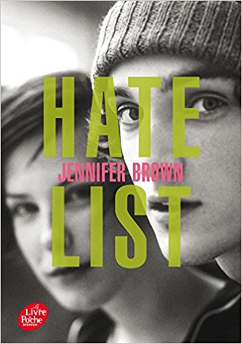Couverture du roman "Hate List"