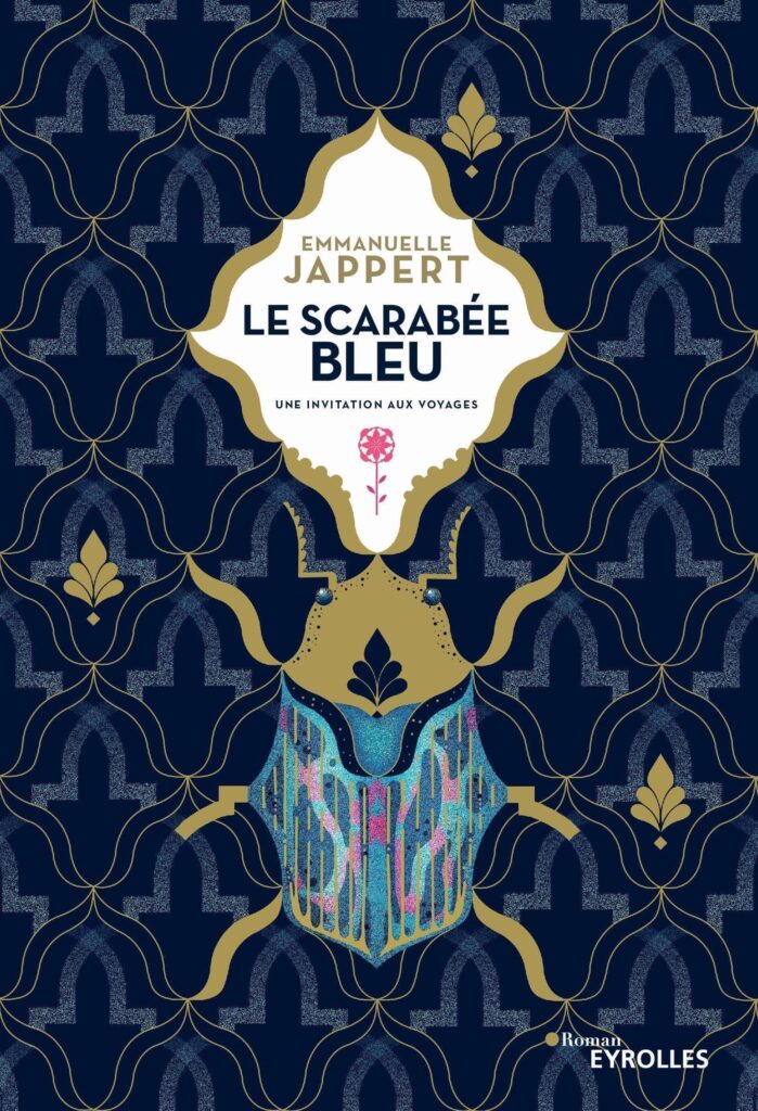 Couverture du roman "Le scarabée bleu"