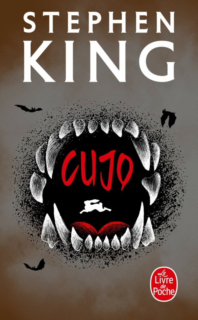 Couverture du roman "Cujo" au format poche
