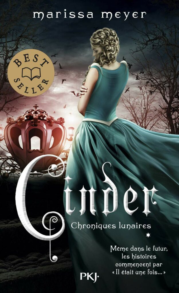 Couverture du roman "Cinder" au format poche