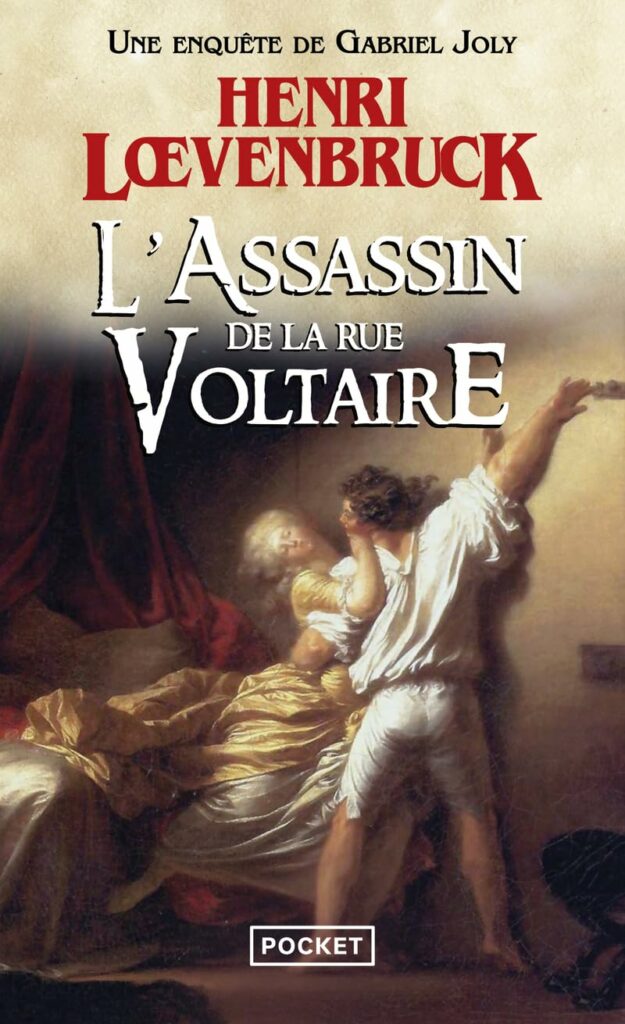 Couverture du roman "L'assassin de la rue Voltaire" au format poche